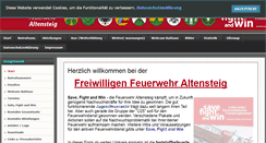 Desktop Screenshot of feuerwehr-altensteig.de